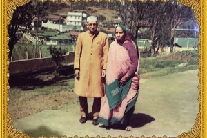 Ram Narayan Chaudhary (L) and Anjana Devi Chaudhary (R)